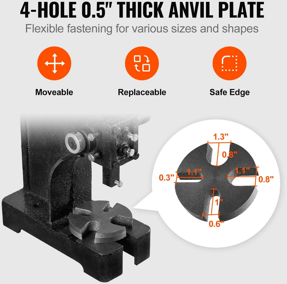 Krumpliaračio presas 1 t maks. aukštis 15 cm