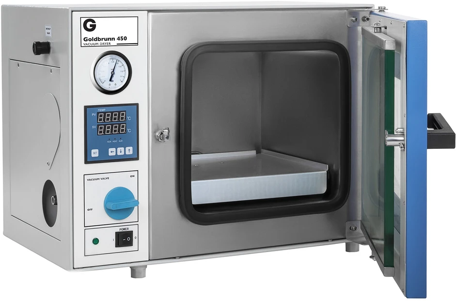 Laboratorinė vakuuminė džiovyklė Goldbrunn 450W 20L