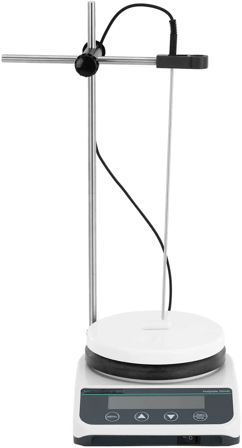 Laboratorinis magnetinis maišytuvas su šildymu 0-260°C 50-1500 aps./min