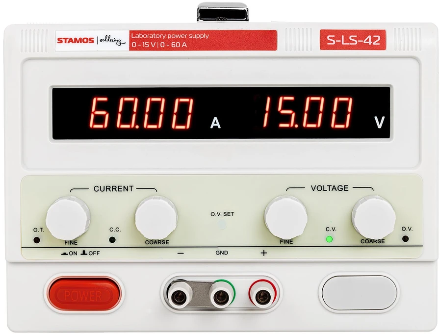 Laboratorinis maitinimo šaltinis 0-15 V 0-60 A DC 900 W LED