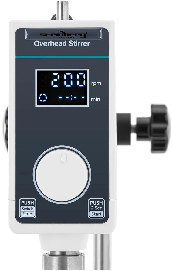 Laboratorinis mechaninis maišytuvas su laikmačiu 20 L 50-1200 aps./min