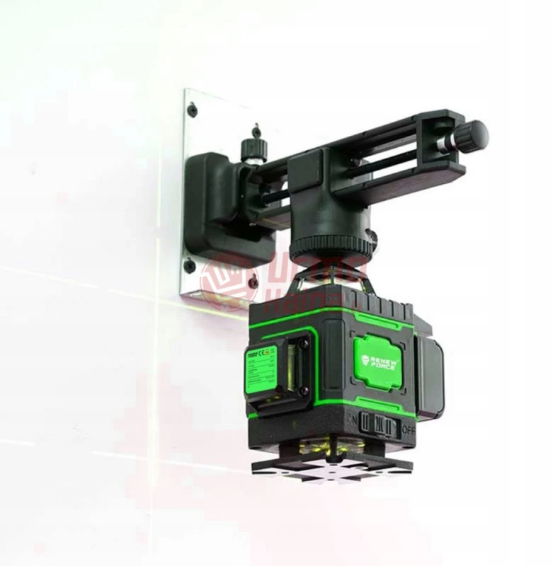 Lazerinis nivelyras 4D 16 linijų 360° MT02 su trikoju