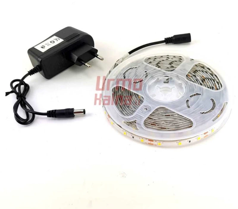 LED juosta 3528 5m Balta 12V