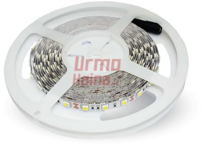 LED juosta 3528 5m Balta 12V
