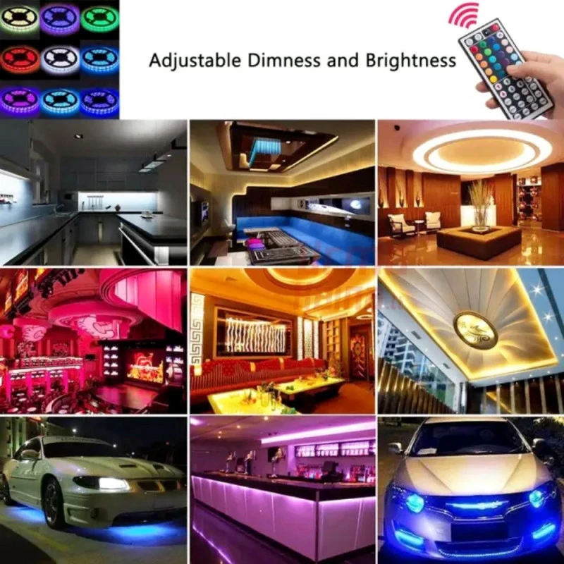 LED juostos rinkinys 5050 RGB 5 m