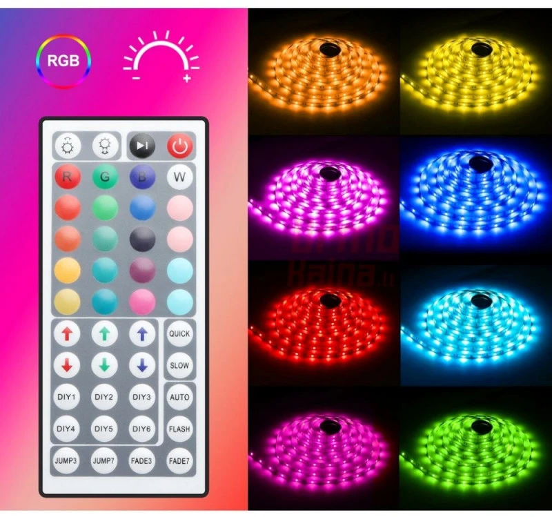 LED juostos rinkinys 5050 RGB 5 m