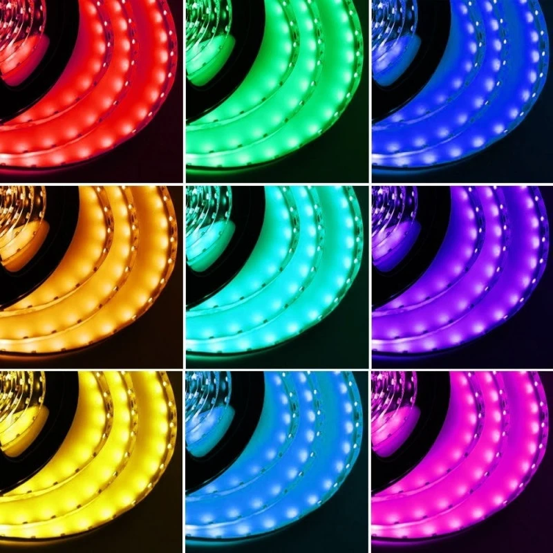LED juostos rinkinys 5050 RGB 5 m