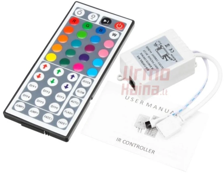 LED juostos rinkinys 5050 RGB 5 m