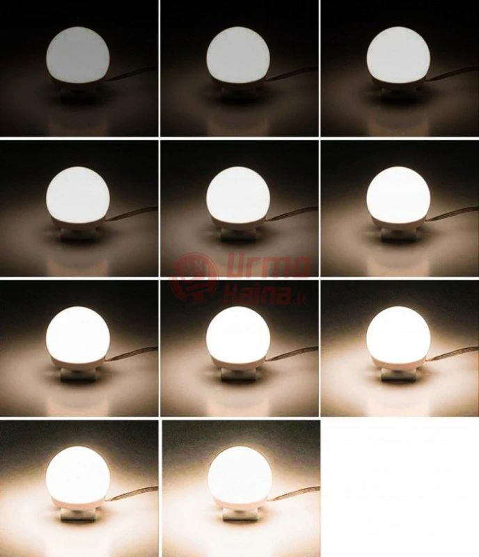 LED lemputės veidrodžiui 10 vnt LV01