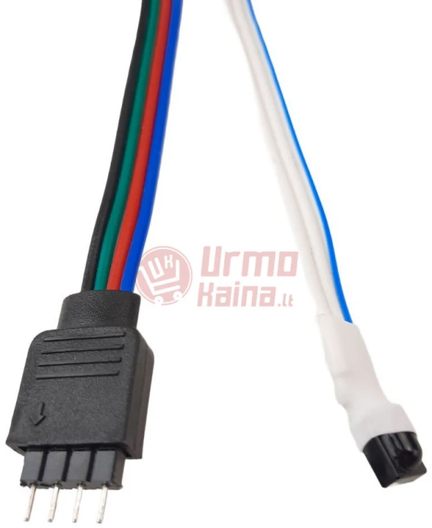 LED RGB juostos valdiklis su IR nuotolinio valdymo pulteliu