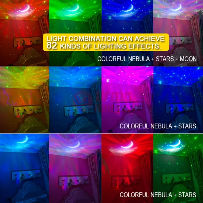 LED žvaigždyno projektorius astronautas Galaxy SKY