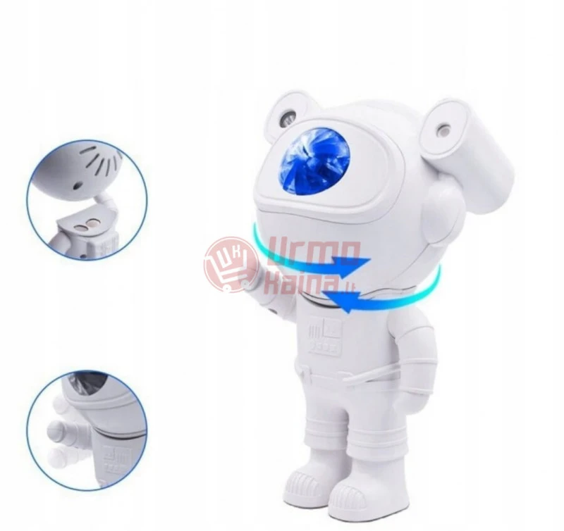 LED žvaigždyno projektorius astronautas Galaxy SKY