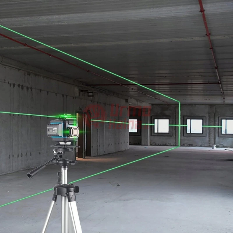 Linijinis lazerinis nivelyras 3D 16 eilučių LCD 360° RE01 MAX