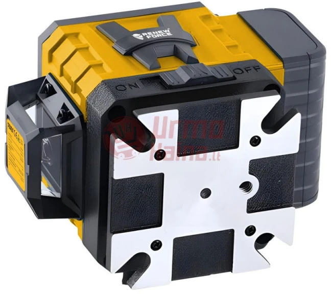 Linijinis lazerinis nivelyras 3D 16 eilučių LCD 360° RE01 MAX