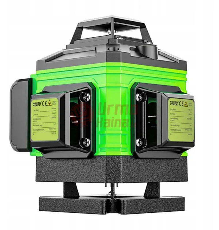 Linijinis lazerinis nivelyras 4D 16 eilučių 360° RF02