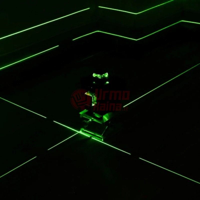 Linijinis lazerinis nivelyras 4D 16 eilučių 360° RF02