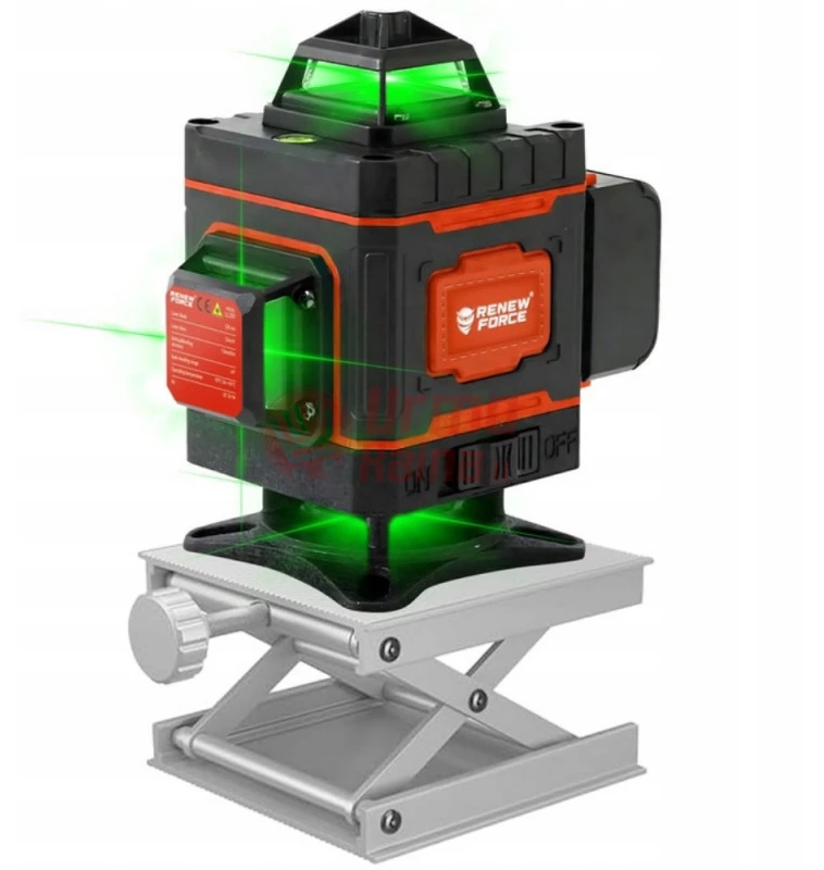 Linijinis lazerinis nivelyras 4D 16 eilučių 360° RN01