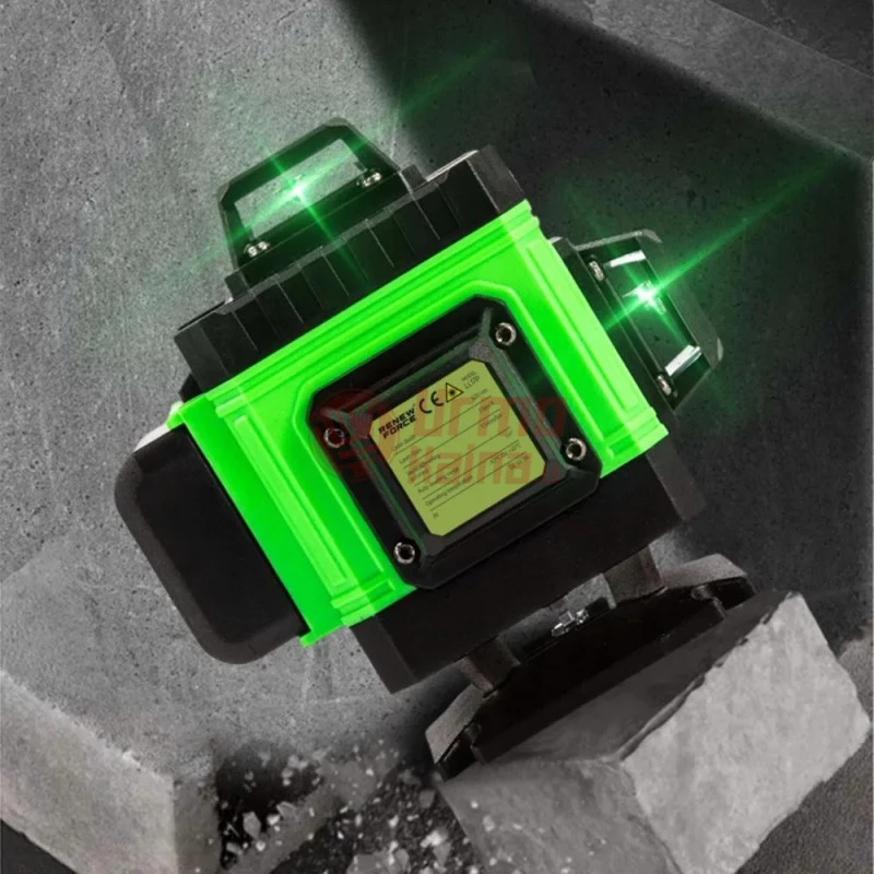 Linijinis lazerinis nivelyras 4D 16 eilučių 360° RF02
