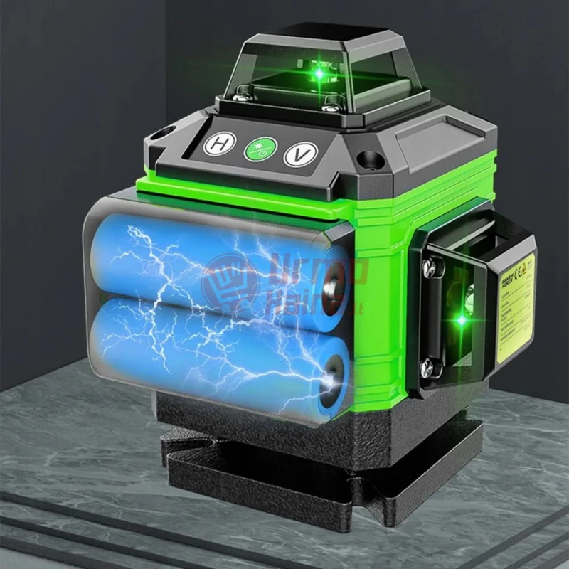 Linijinis lazerinis nivelyras 4D 16 eilučių 360° RF02