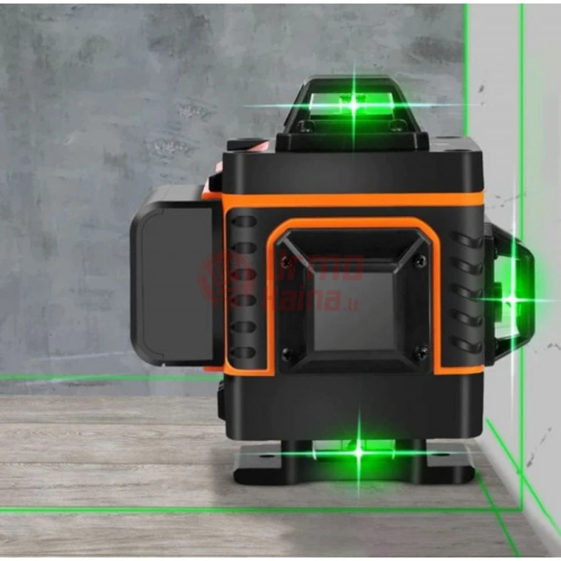 Linijinis lazerinis nivelyras 4D 16 eilučių 360° RN01