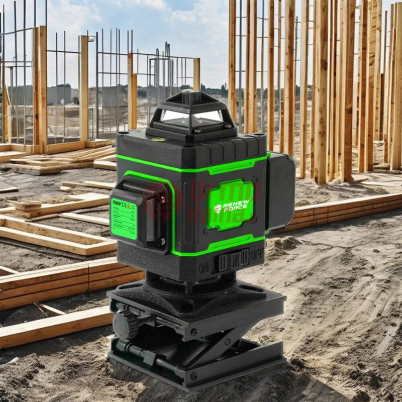 Linijinis lazerinis nivelyras 4D 16 eilučių 360° RN01