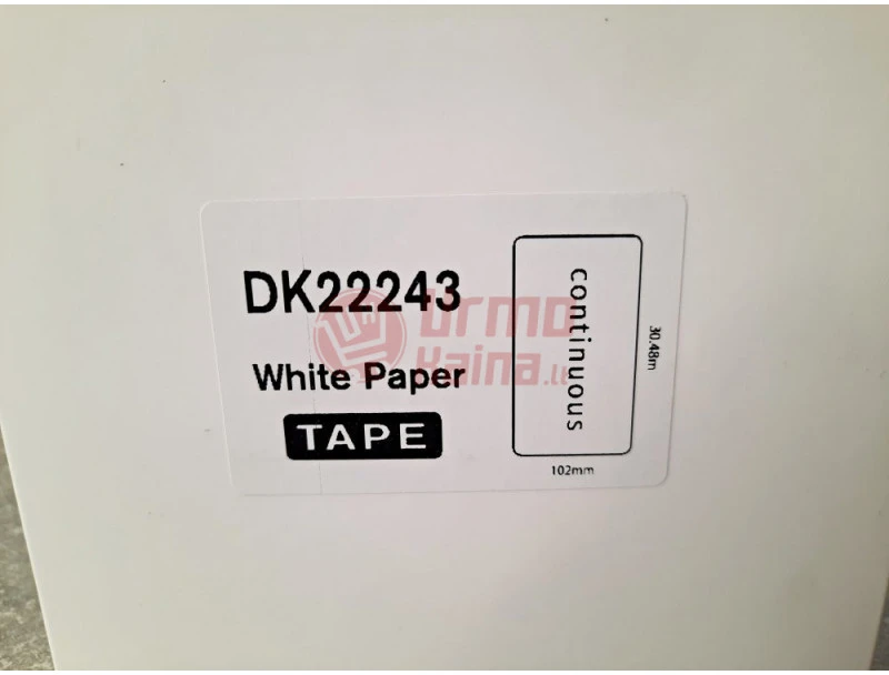 Lipni terminė juosta Brother spausdintuvui DK-22243 102 mm x 3048 m