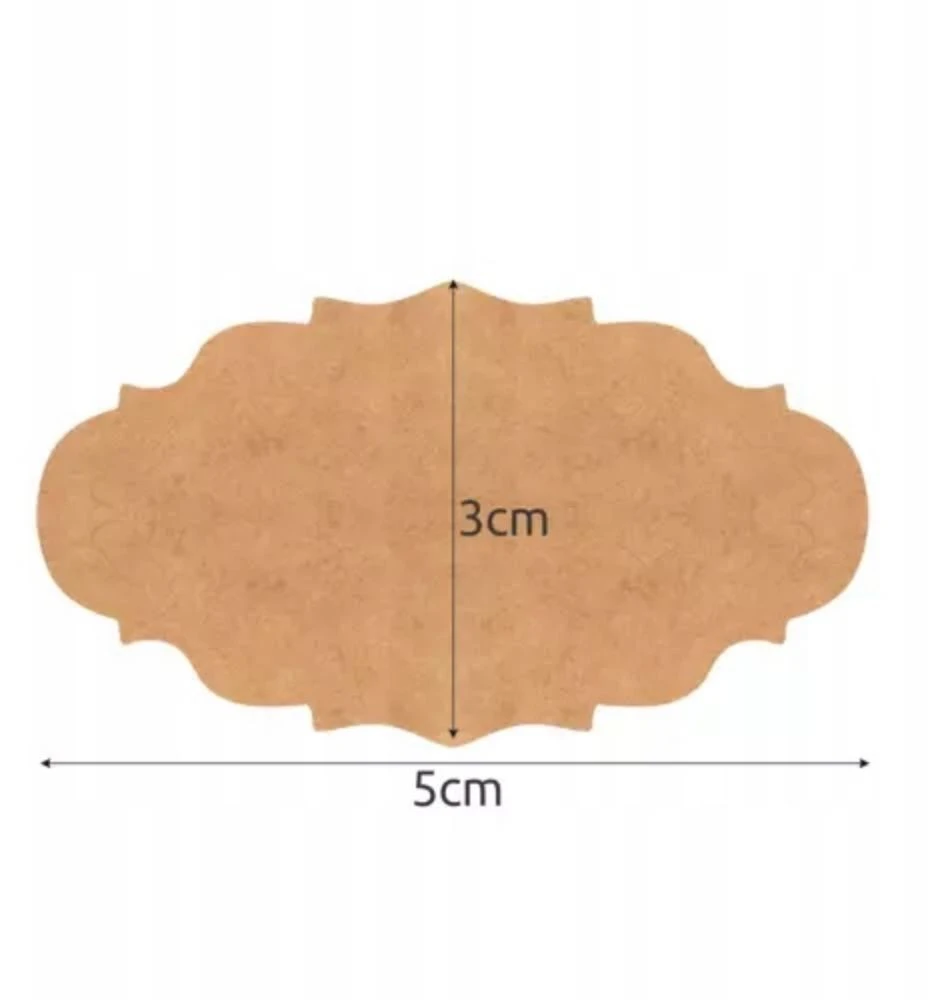 Lipnios etiketės įvairių formų BERIMAX 7KP-2TF 30x50 mm 300 vnt.