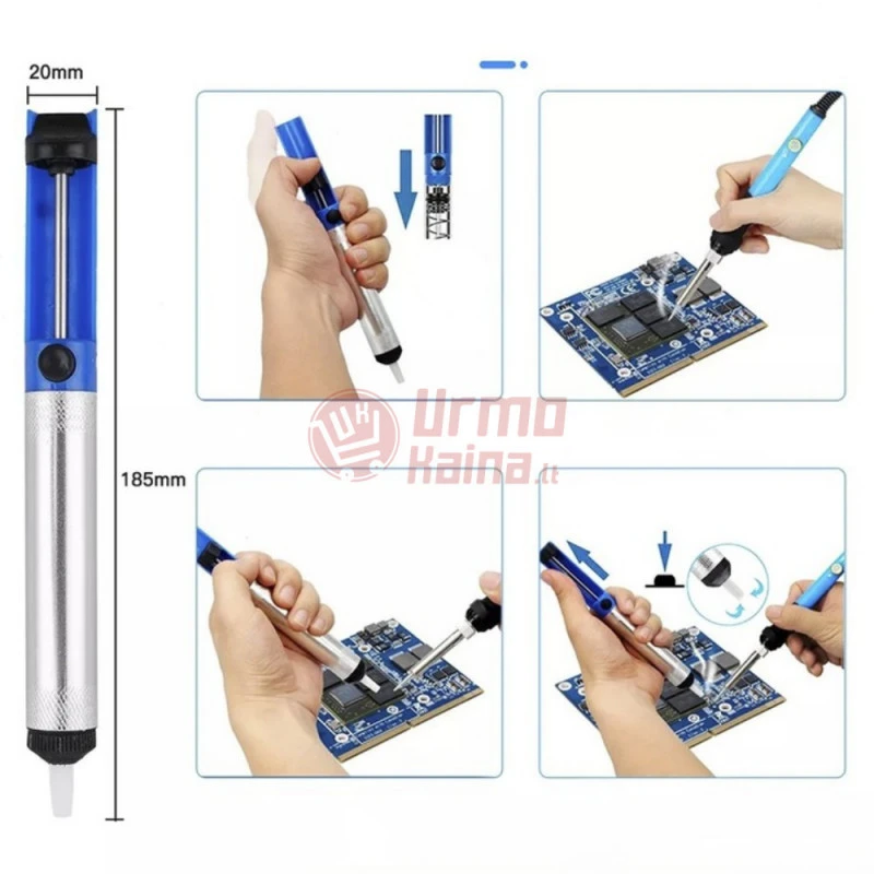 Litavimo rinkinys + priedai 60 W 200-450°C