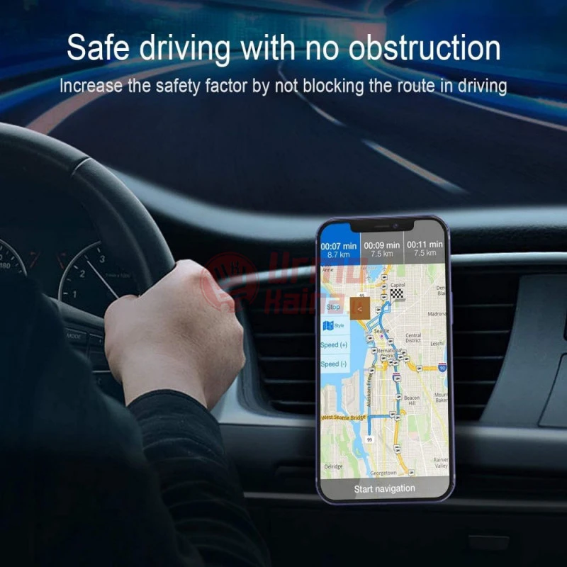 Magnetinis automobilinis telefono kroviklis su bevieliu krovimu 15W M1