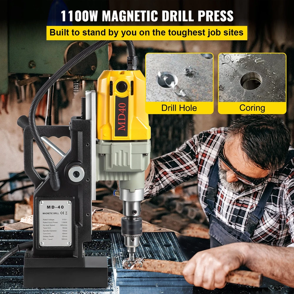 Magnetinis gręžimo staklė (karotažinis grąžtas) 1100 W