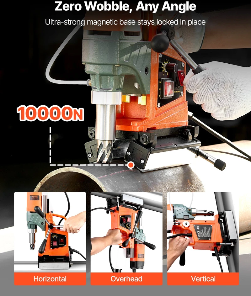 Magnetinis gręžimo staklė (karotažinis grąžtas) 1400 W gręžimo skersmuo 50 mm