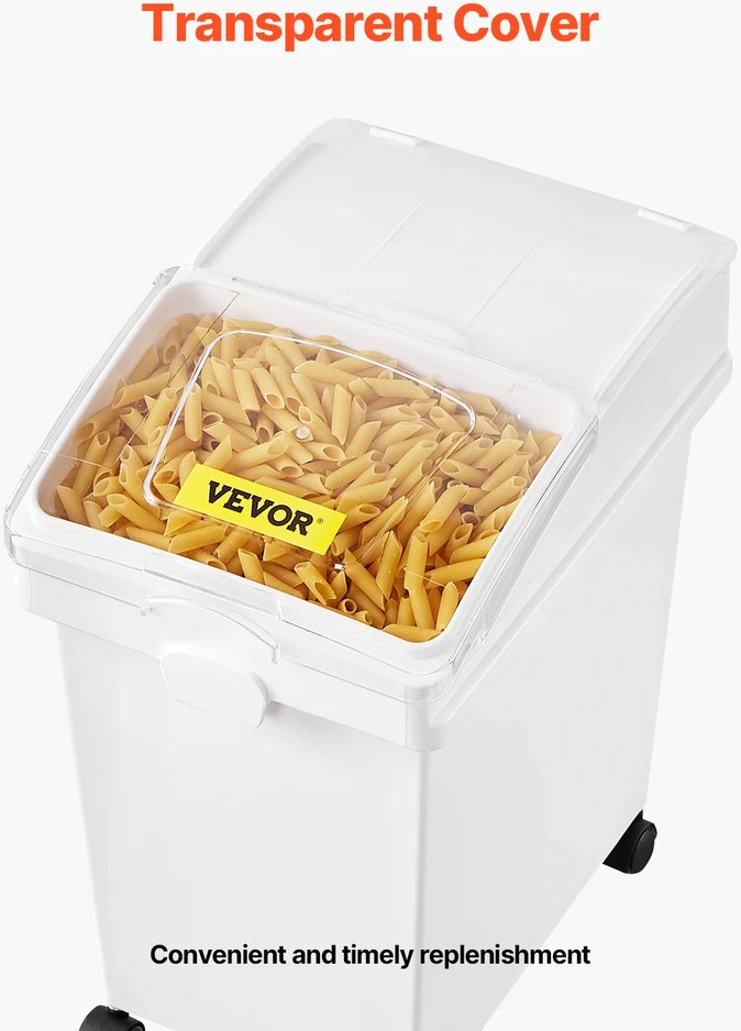 Maisto/ryžių sandėliavimo talpyklų komplektas augintiniams. 25 L. 3 vnt.