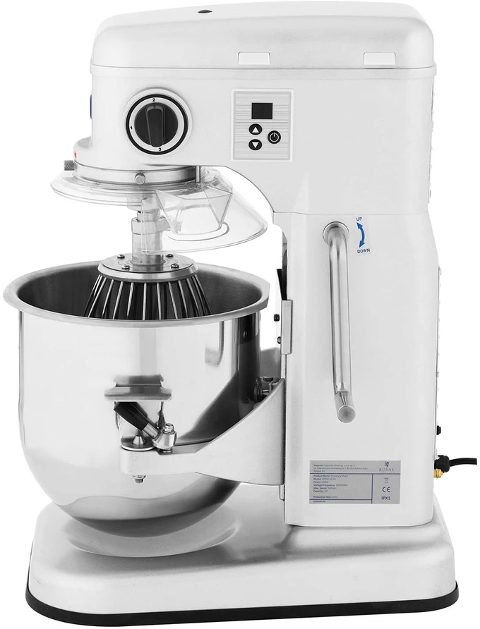 Mikseris su nuleidžiama dubeniu 10 l 230 V 650 W nerūdijantis plienas