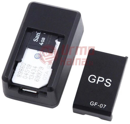 Mini GPS seklys automobiliui su SIM