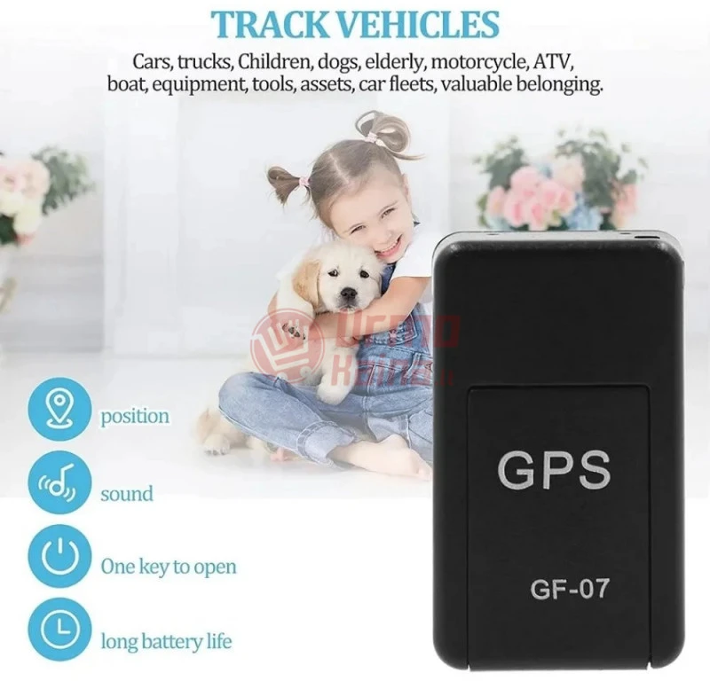 Mini GPS seklys automobiliui su SIM