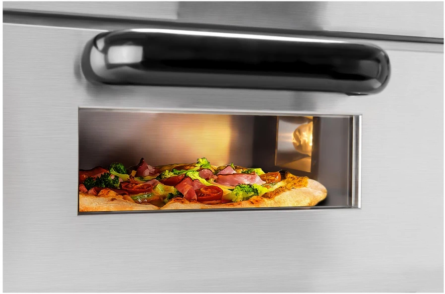 Mini krosnelė Vienos kameros picos krosnelė su laikmačiu 40 cm 2000 W 230 V