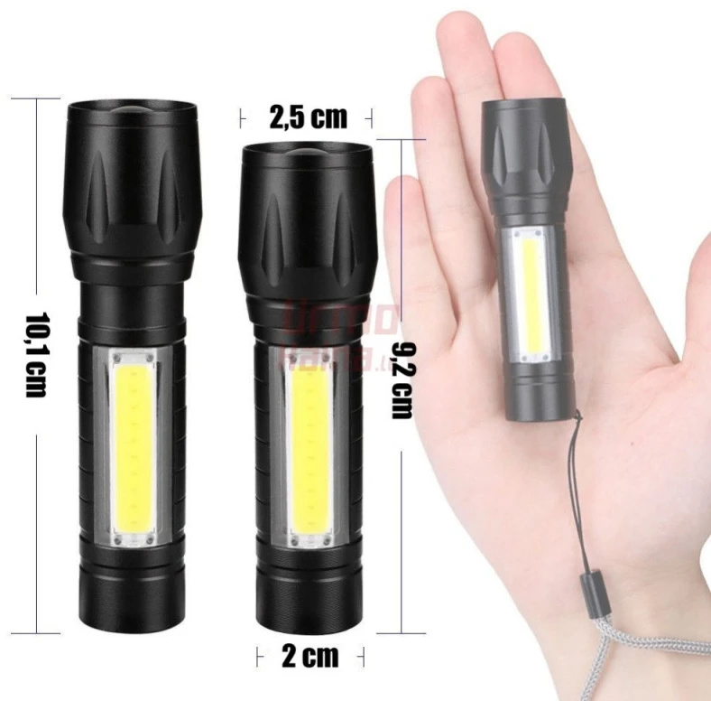 Mini prožektorius 2 in 1
