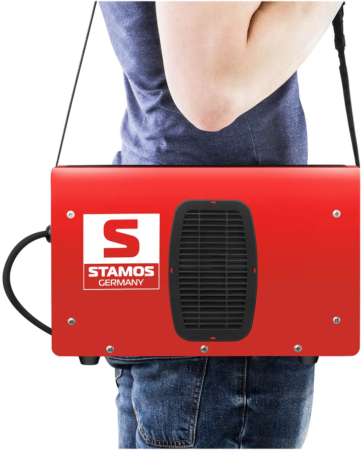 MMA suvirinimo aparatas IGBT Hot Start 200A 230V raudona/juoda