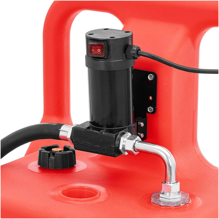Mobilus kuro bakas su elektrine pompa ir ratukais, 37 l/min, 120 l