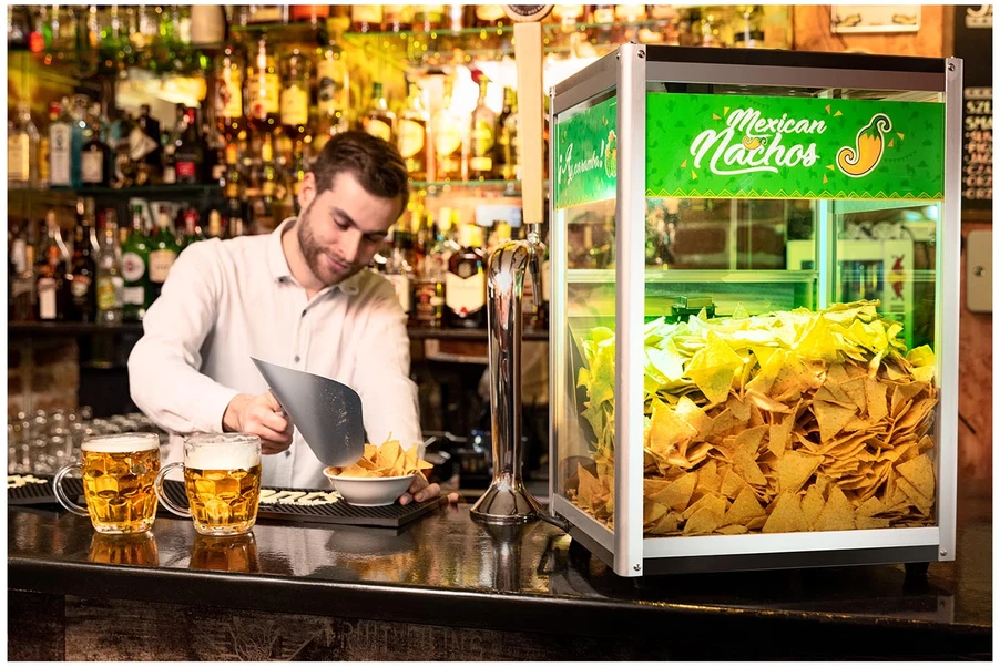 Nachos šildytuvas Royal Catering su LED apšvietimu, 100W