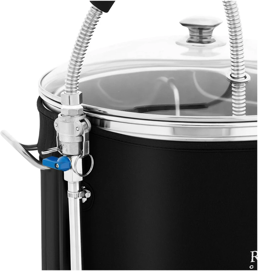 Nerūdijančio plieno alaus virimo katilas su LCD ekranu 60 L