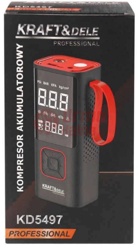 Nešiojamas akumuliatorinis oro kompresorius 7800mAh KRAFT&DELE KD5497