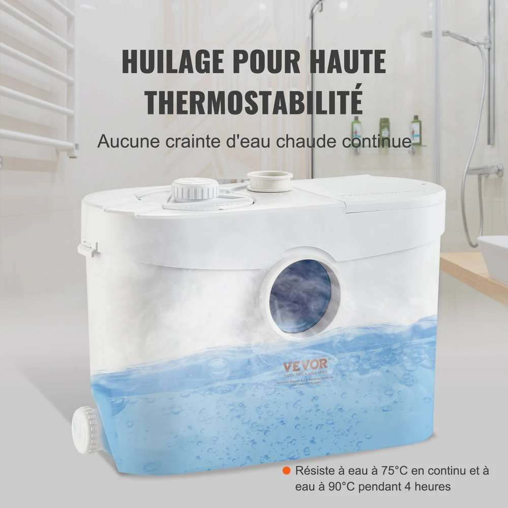 Nuotekų smulkinimo siurblys 700 W. debitas 9600 l/val. pakėlimo aukštis 10 m. 3 įvadai