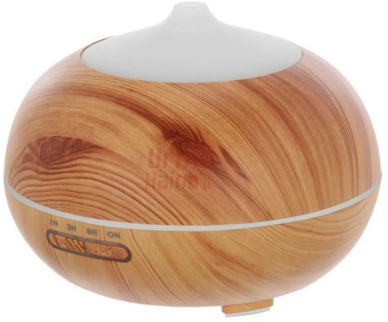 Oro drėkintuvas difuzorius IT2 300 ml USB šviesiai rudas