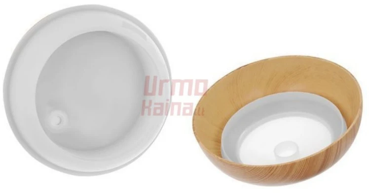 Oro drėkintuvas difuzorius IT2 300 ml USB šviesiai rudas