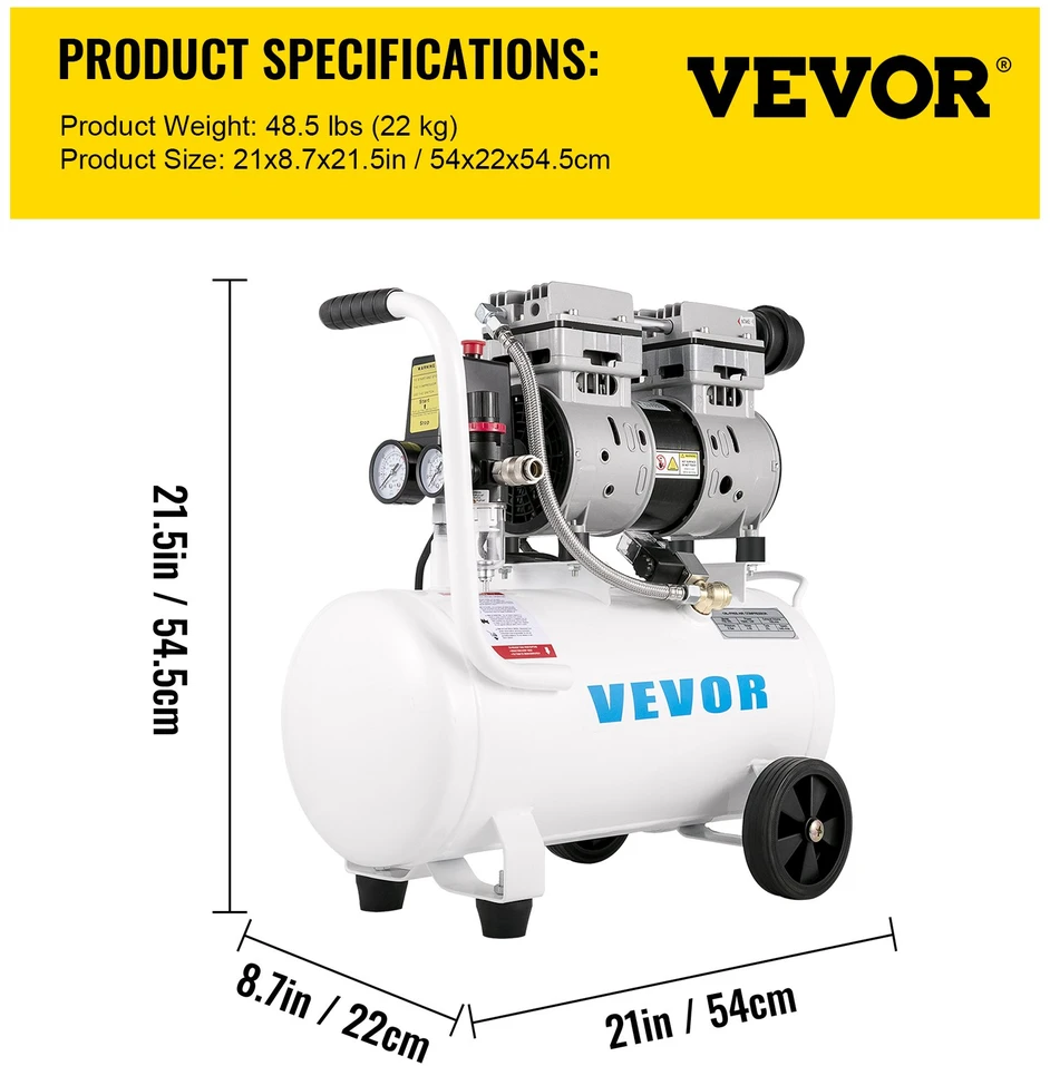 Oro kompresorius 25 L be alyvos 750W