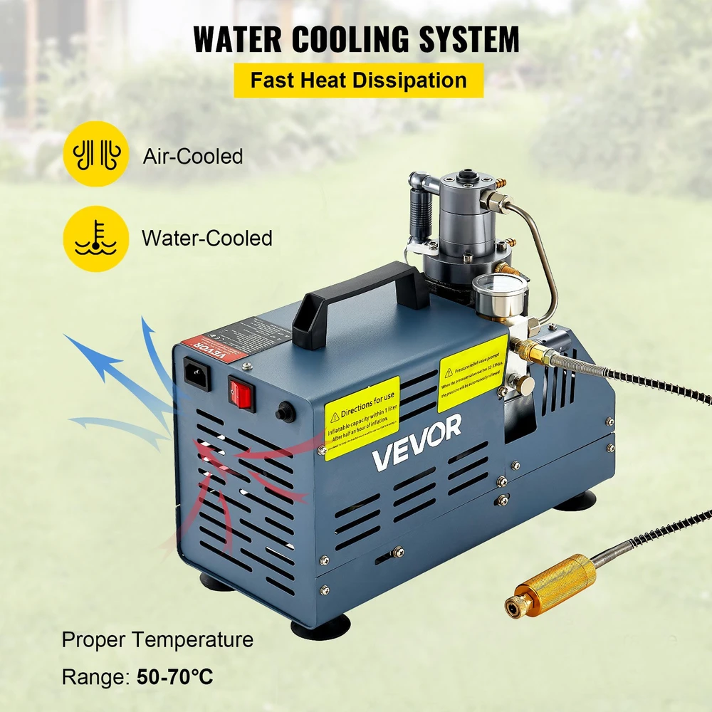PCP oro kompresorius 1800W slėgis 30 MPA
