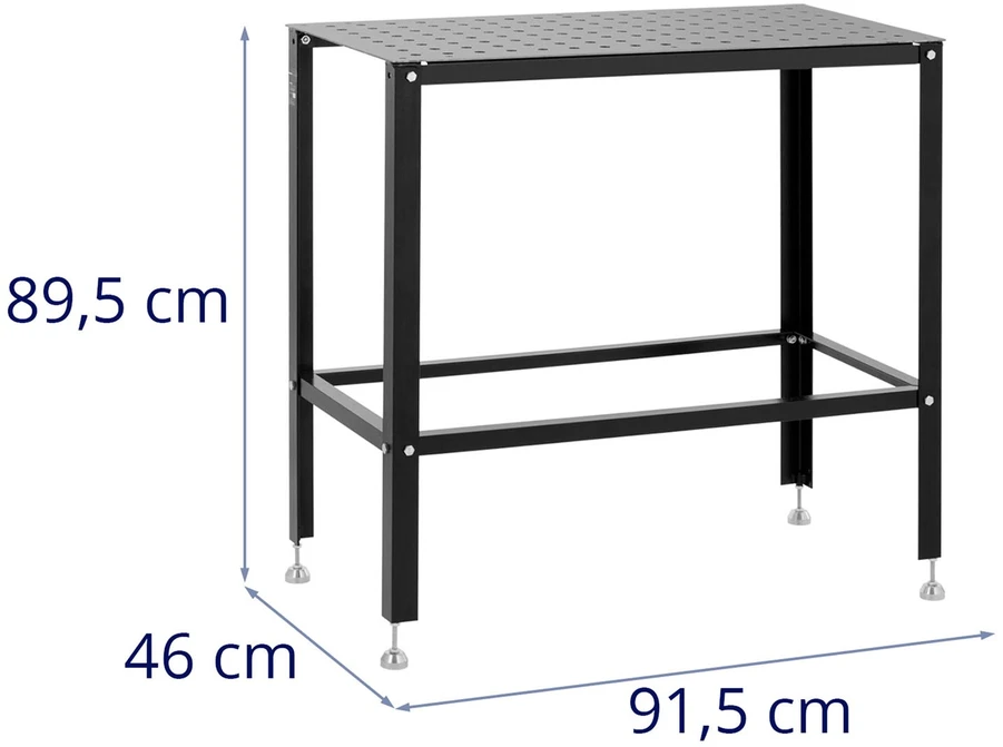 Perforuotas suvirinimo stalas plieno 91.5 x 46 cm iki 100 kg