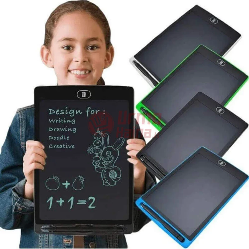 Piešimo planšetė su rašikliu PP12 LCD juodos spalvos