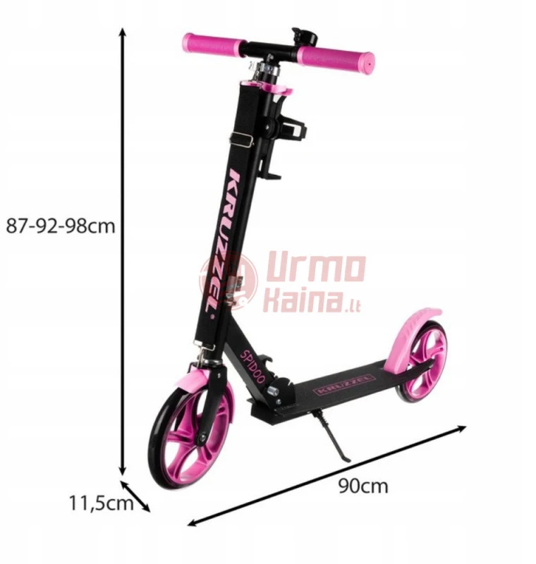 Pink Rožinė Paspirtukas KRZ Spidoo Rožinė